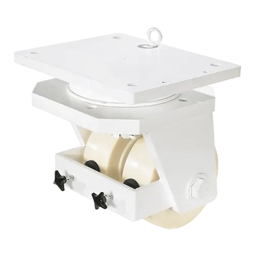 heavy-load twin castors for a load of 20 tons