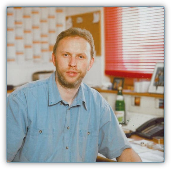 Founder of Schwalb Wheels, Castors and Conveyor Technology if younger age