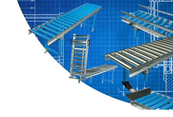 foerdertechnik_hero_quarter circle roller conveyors