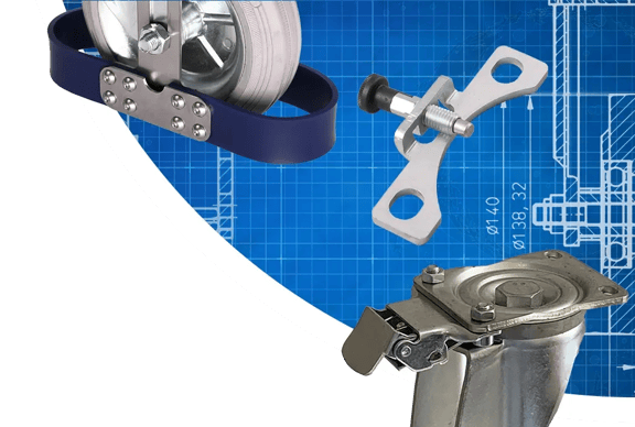 Accessories for wheels and castors