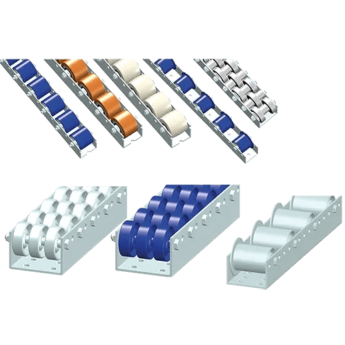 Palettenrollenschienen, Colli-Rollenschienen, Schwerlastrollenschienen und Universalrollenschienen von Schwalb