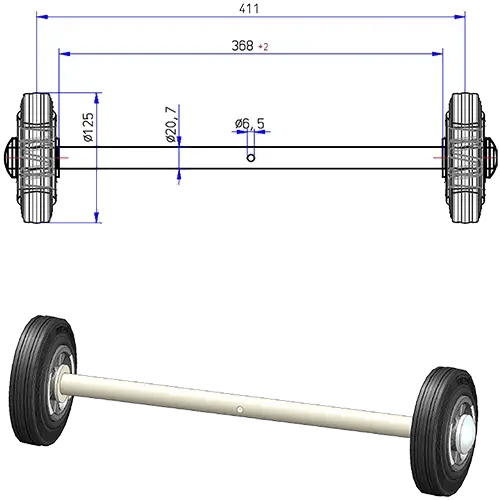 wheelsets according to customer requests