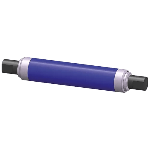 Tragrollen mit PVC-Rohr