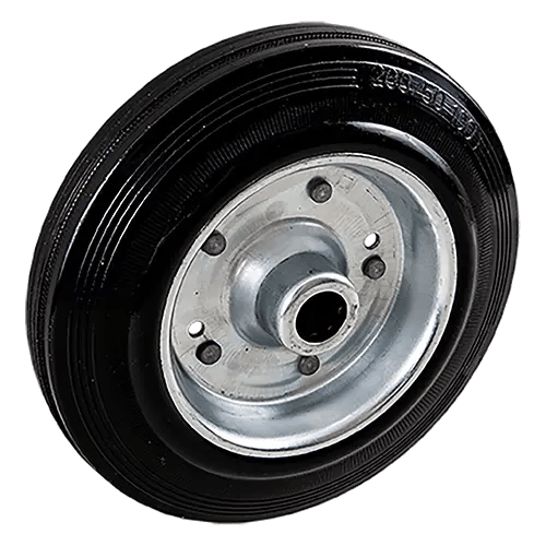 solid rubber wheels